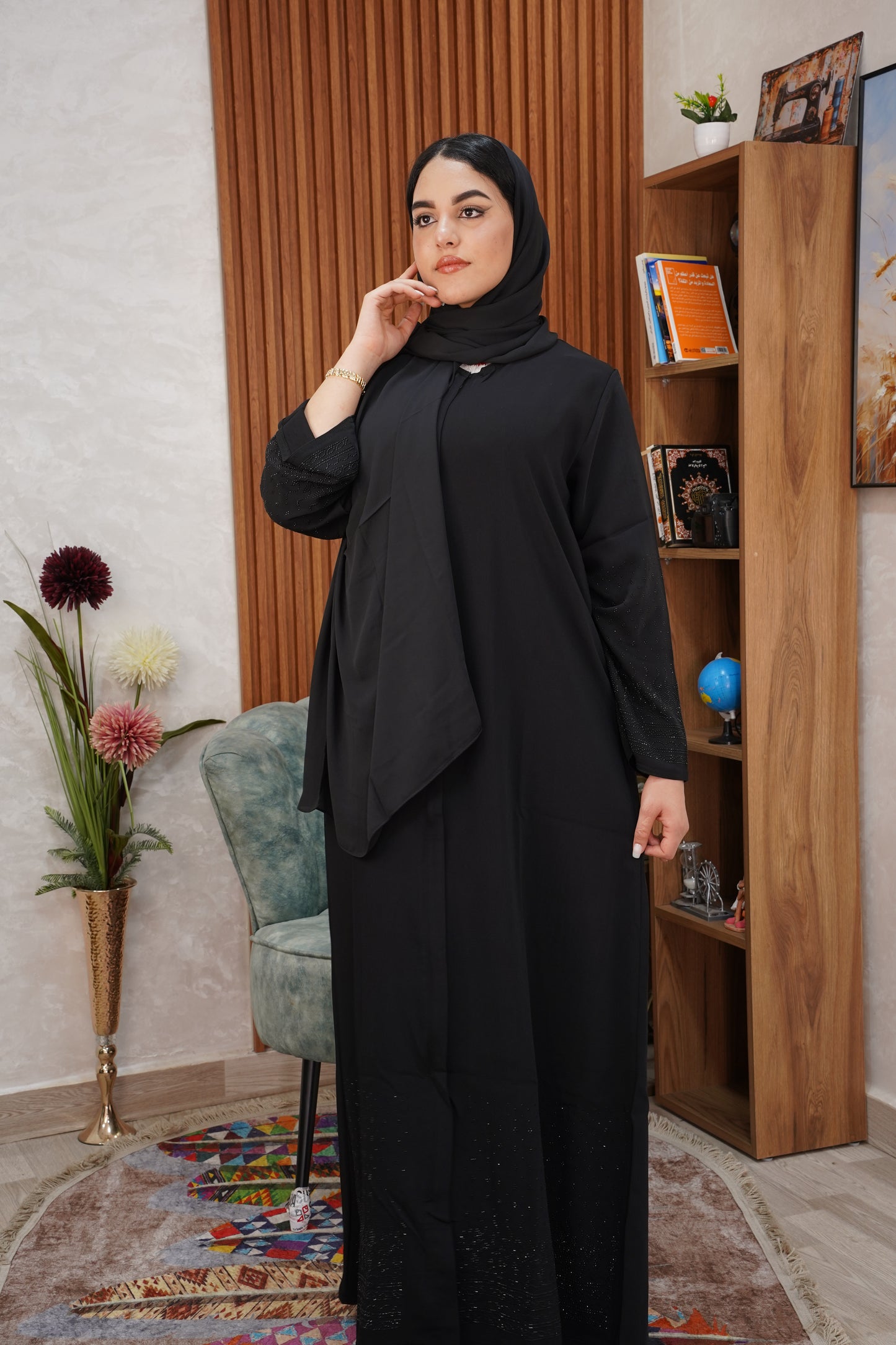 عباية إماراتية ستراس بالفولار